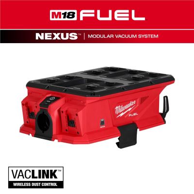 MLW0926-20 image(0) - Milwaukee Tool M18 FUEL NEXUS Dual Battery Wet/Dry Vacuum Motor Head w/ PACKOUT Compatibility & VACLINK