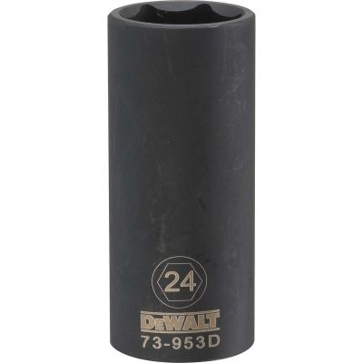 DWTDWMT73953OSP image(0) - DEWALT Dwmt 6Pt 1/2'' Dr Dp Im Skt 24 Mm