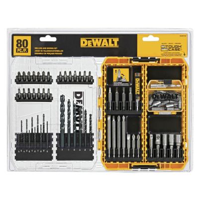 DWTDWAMF1280 image(0) - DeWalt 80-Piece Drilling and Driving Bit Set with TOUGHCASE +