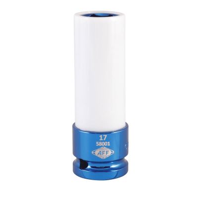 INT58001 image(0) - American Forge & Foundry Mag Wheel Protective Deep Impact Socket - 1/2" Drive - 17mm