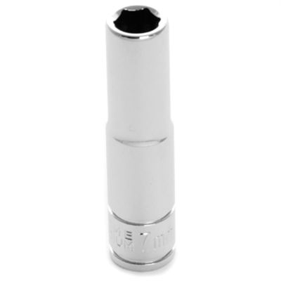 WLMW36407 image(0) - Wilmar Corp. / Performance Tool 1/4" Drive 7mm 6pt Deep Socket