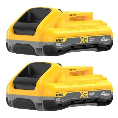 DWTDCB2104-2 image(0) - DEWALT 20V MAX* XR POWERPACK&trade; 4Ah Battery (2 PK)