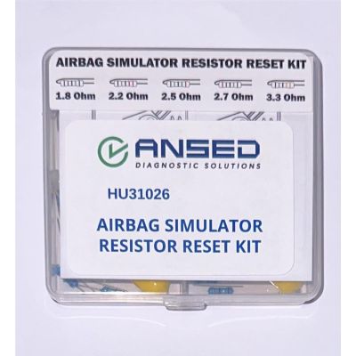 ASDHU31026 image(0) - Ansed Diagnostic Solutions Airbag Simulator Resistor Reset Kit