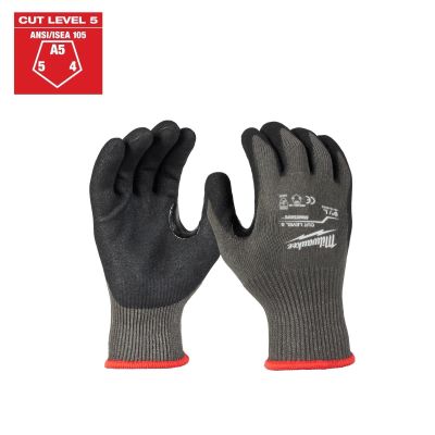 MLW48-73-8653E image(0) - Milwaukee Tool (1) Cut Level 5 Nitrile Dipped Gloves - XL (48-73-8653E)