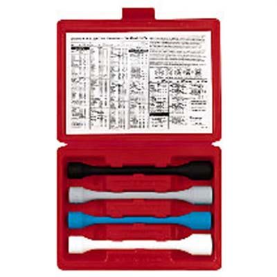 KEN30174 image(0) - Ken-tool Four Piece 1/2" Drive Torque Socket Set
