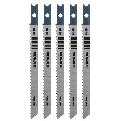 MLW48-42-0540 image(0) - Milwaukee Tool JIG SAW BL HCS 10T 4L 5pk
