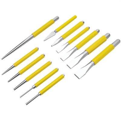 WLMW751 image(0) - Wilmar Corp. / Performance Tool 12 Piece Chisel and Punch Set