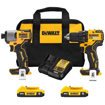 DWTDCK226D2 image(0) - DeWalt ATOMIC 20V MAX Brushless Compact Drill/Driver and Impact Driver Combo Kit