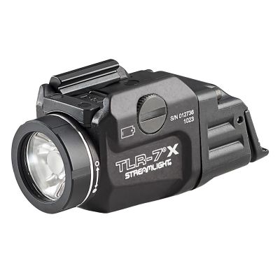 STL69424 image(0) - Streamlight TLR-7 X  - Includes Low Switch, High Switch, CR123A Lithium Battery, and Key Kit - Box - Black