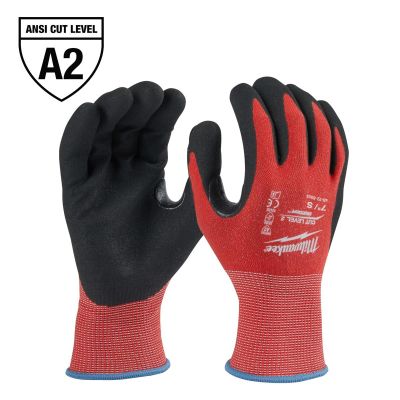 MLW48-22-8925 image(0) - Milwaukee Tool Cut Level 2 Coated Nitrile Dipped Gloves - S