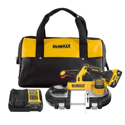 DWTDCS379P1 image(0) - DeWalt 20V MAX* XR Dual Trigger Mid-Size Bandsaw (5.0Ah Battery Kit)