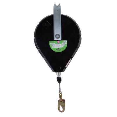 SRWV845533120 image(0) - PeakWorks Self Retracting Lifeline Device - Galvanized Steel Cable, Snap Hook, 120 Ft
