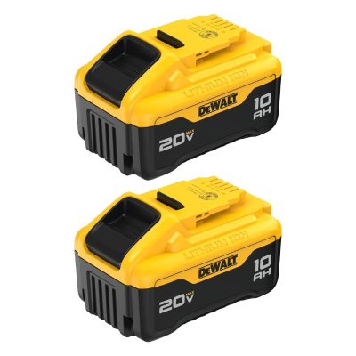 DWTDCB210-2 image(0) - DeWalt 20V MAX 10Ah Battery (2 PK)