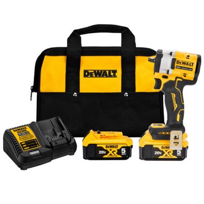 DWTDCF923P2 image(0) - DeWalt ATOMIC 20V MAX* 3/8 in Cordless Impact Wrench with Hog Ring Anvil Kit