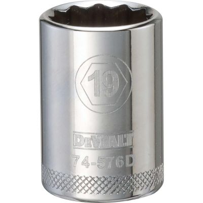 DWTDWMT74576OSP image(0) - DEWALT 001Pc 12Dr Socket-12Pt-19