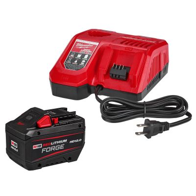 MLW48-59-1813GB image(0) - Milwaukee Tool M18 REDLITHIUM Forge HD12.0 Starter Kit in Gift Box