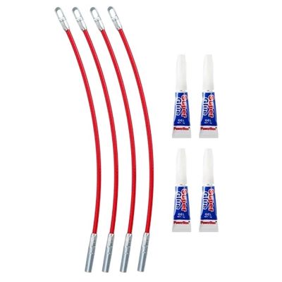 MLW48-22-4191 image(0) - Milwaukee Tool 4PK Polyester Fish Tape Replacement Flexible Metal Leader