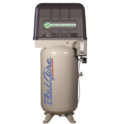 IMCQP338VLE image(0) - IMC (Belaire) 7.5 HP 80 Gallon 175 PSI 230 Volt Air Compressor 7.5 HP 80 Gallon Vertical Quiet Power 175 PSI 230 3 60 22.3 CFM T39 Pump 69 dBA