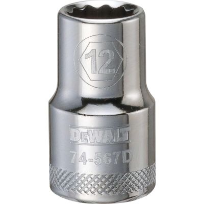 DWTDWMT74567OSP image(0) - DEWALT 001Pc 12Dr Socket-12Pt-12