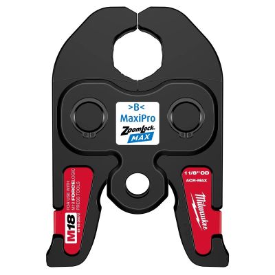 MLW49-16-2657Z image(0) - Milwaukee Tool 1-1/8 Inch ZoomLock&reg; MAX Press Jaw for M18 FORCE LOGIC Press Tools