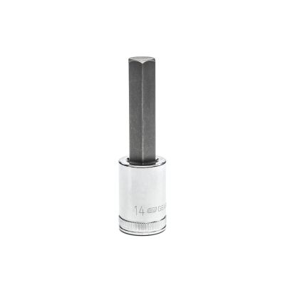 KDT82575 image(0) - GearWrench 1/2 Inch Drive Mid Length Hex Bit Metric Socket 14mm