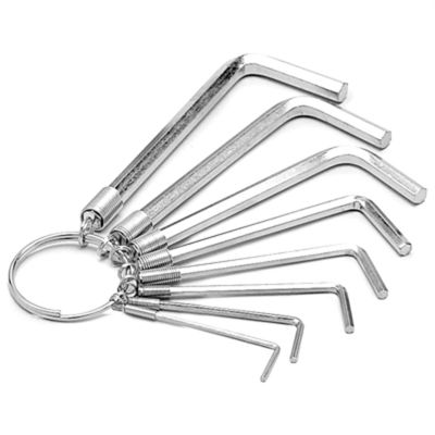 WLMW1109C image(0) - Wilmar Corp. / Performance Tool 8 Piece SAE Hex Key Wrench Set