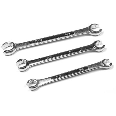 WLMW350 image(0) - Wilmar Corp. / Performance Tool 3 Piece SAE Flare Nut Wrench Set