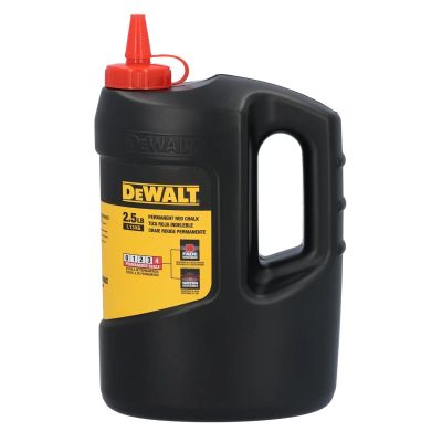 DWTDWHT72716 image(0) - DEWALT 2.5 lbs Chalk - Red Permanent