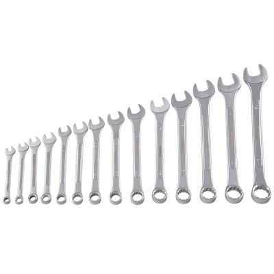 SUN9715A image(0) - SUNEX 14 Pc. Metric Raised Panel Combination Wrench Set