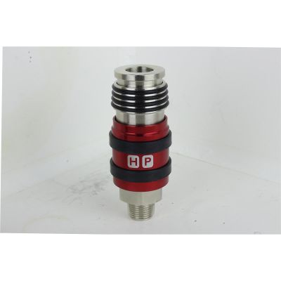 MIL1759 image(0) - Milton Industries 3/8-inch Safety Exhaust Coupler, 3/8-inch MNPT