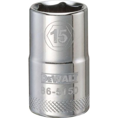 DWTDWMT86515OSP image(0) - DEWALT 001Pc 12Dr Socket-06Pt-15