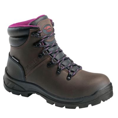 FSIA8125-10M image(0) - Avenger Builder Series - Women's Boots - Steel Toe - IC|EH|SR - Brown/Black - Size: 10M