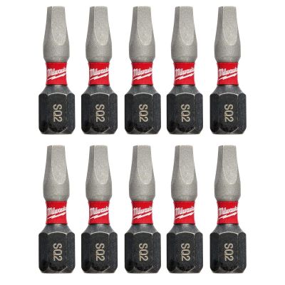 MLW48-32-5008 image(0) - Milwaukee Tool (5)10PK INSERT BIT SQ2 TICTAC