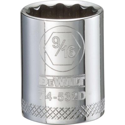 DWTDWMT74532OSP image(0) - DEWALT 001Pc 38Dr Socket-12Pt-9/16