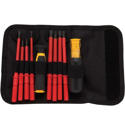 DWTDWHT66417 image(0) - DEWALT Insulated Vinyl Grip Screwdriver Set