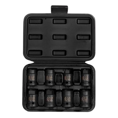 SUN2841 image(0) - SUNEX 8PC 1/2"DR PIPE PLUG SOCKET SET