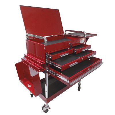 SUN8013ADLX image(0) - SUNEX Deluxe Service Cart w/ Locking Top, 4