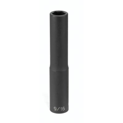 GRE2044XD image(0) - Grey Pneumatic 1/2" Drive x 1-3/8" Extra-Deep Socket