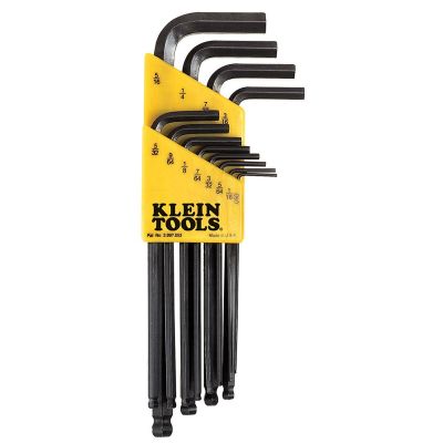 KLEBLK12 image(0) - Klein Tools Hex-Key Set 12-Pc L-Style Ball-End Caddy