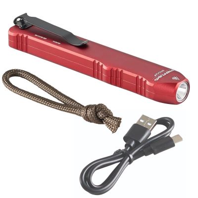 STL88814 image(0) - Streamlight Wedge Rechargeable EDC 300 Lumen Flashlight with 1000 Lumen Thro mode - Red
