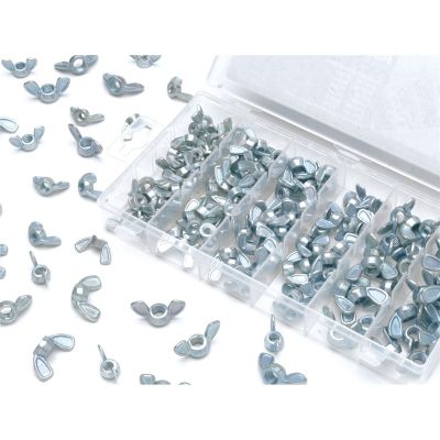 WLMW5219 image(0) - Wilmar Corp. / Performance Tool 150 Piece Wing Nut Assortment