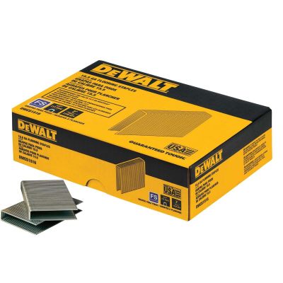 DWTDWCS1516 image(0) - DEWALT 15.5 Gauge, 1/2" Crown, 2" Hardwood Flooring Staples