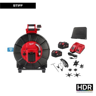 MLW3976-22 image(0) - Milwaukee Tool M18 325 Feet Stiff Modular Pipeline Inspection System