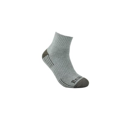 RDBBAML3Q image(0) - Redback Boots USA 1-Pair of Bamboo Qtr. Ankle Socks in Light Grey