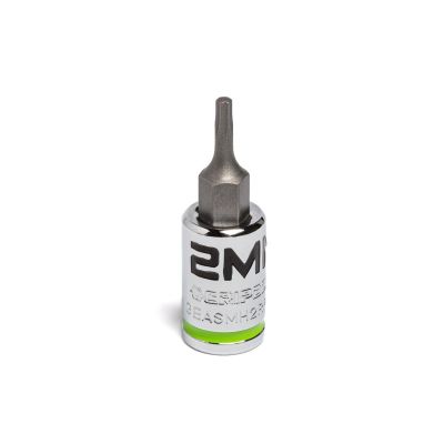 GETGEASMH2RPT image(0) - Grip Edge Tools 2mm 1/4" Dr Short RPT Hex Bit Socket