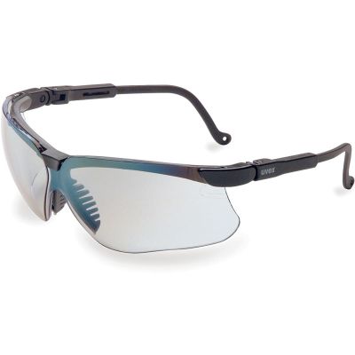 UVXS3204 image(0) - Uvex Genesis Safety Eyewear, Black Frame, SCT-Reflect 50 Ultra-Dura Hardcoat Lens - S3204