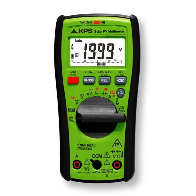KPSDMM4500PV image(0) - KPS by Power Probe KPS DMM4500PV TRMS Multimeter 1500V DC Rated for Solar Applications | High Voltage Tester for Solar and Utility Technicians