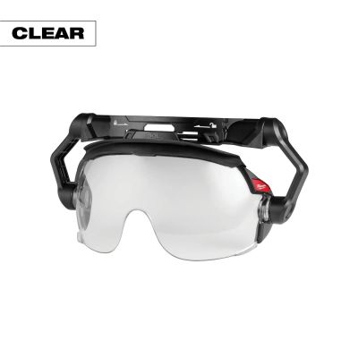 MLW48-73-1412 image(0) - Milwaukee Tool BOLT Gasketed Eye Visor - Clear Dual Coat Lens (Compatible with Milwaukee&reg; BOLT Safety Helmets & BOLT Hard Hats)