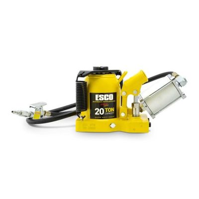ESC10382 image(0) - ESCO Pro Series 20 Ton "Shorty" Air Hydraulic Bottle Jack