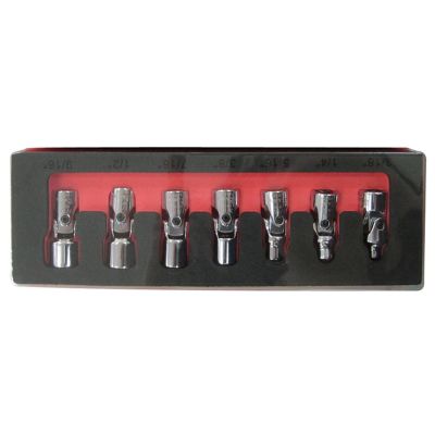 AST7407 image(0) - Astro Pneumatic 7pc Flex Socket Set-6 Point SAE